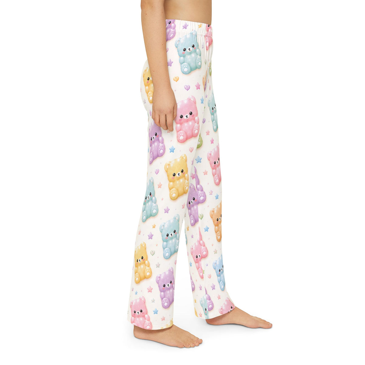 Kids Lounge Pants — Pastel Gummy Bear All-Over Print Pajama Pants for Toddlers & Kids