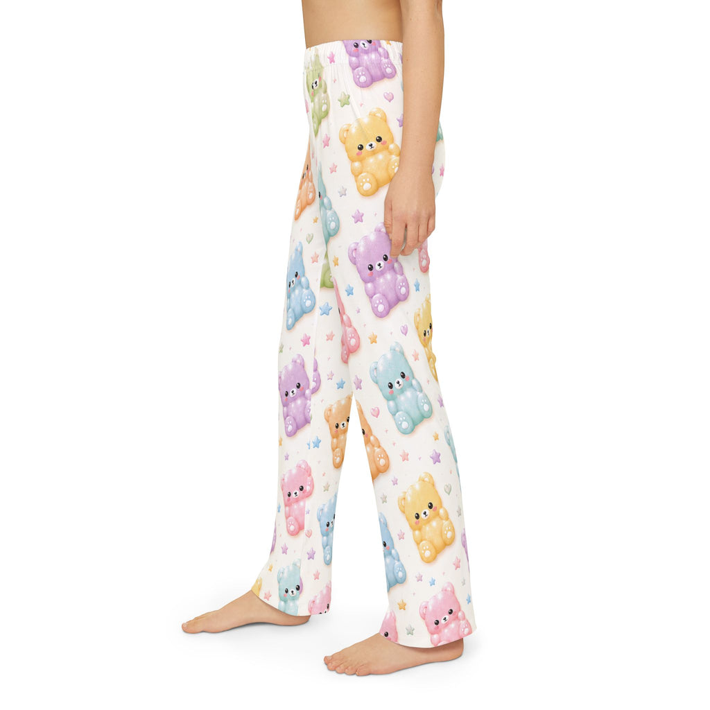 Kids Lounge Pants — Pastel Gummy Bear All-Over Print Pajama Pants for Toddlers & Kids