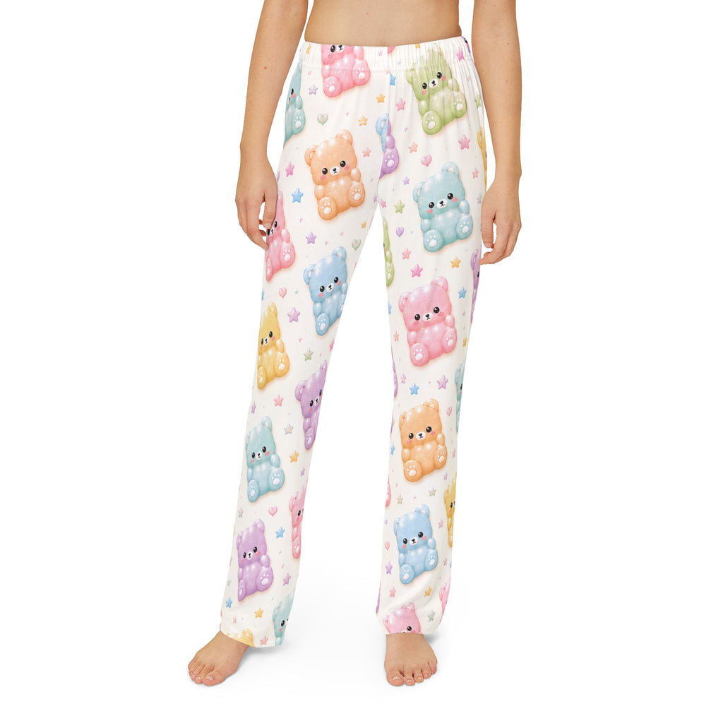 Kids Lounge Pants — Pastel Gummy Bear All-Over Print Pajama Pants for Toddlers & Kids