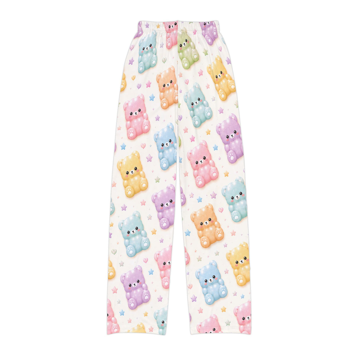 Kids Lounge Pants — Pastel Gummy Bear All-Over Print Pajama Pants for Toddlers & Kids
