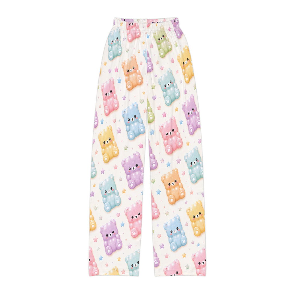 Kids Lounge Pants — Pastel Gummy Bear All-Over Print Pajama Pants for Toddlers & Kids
