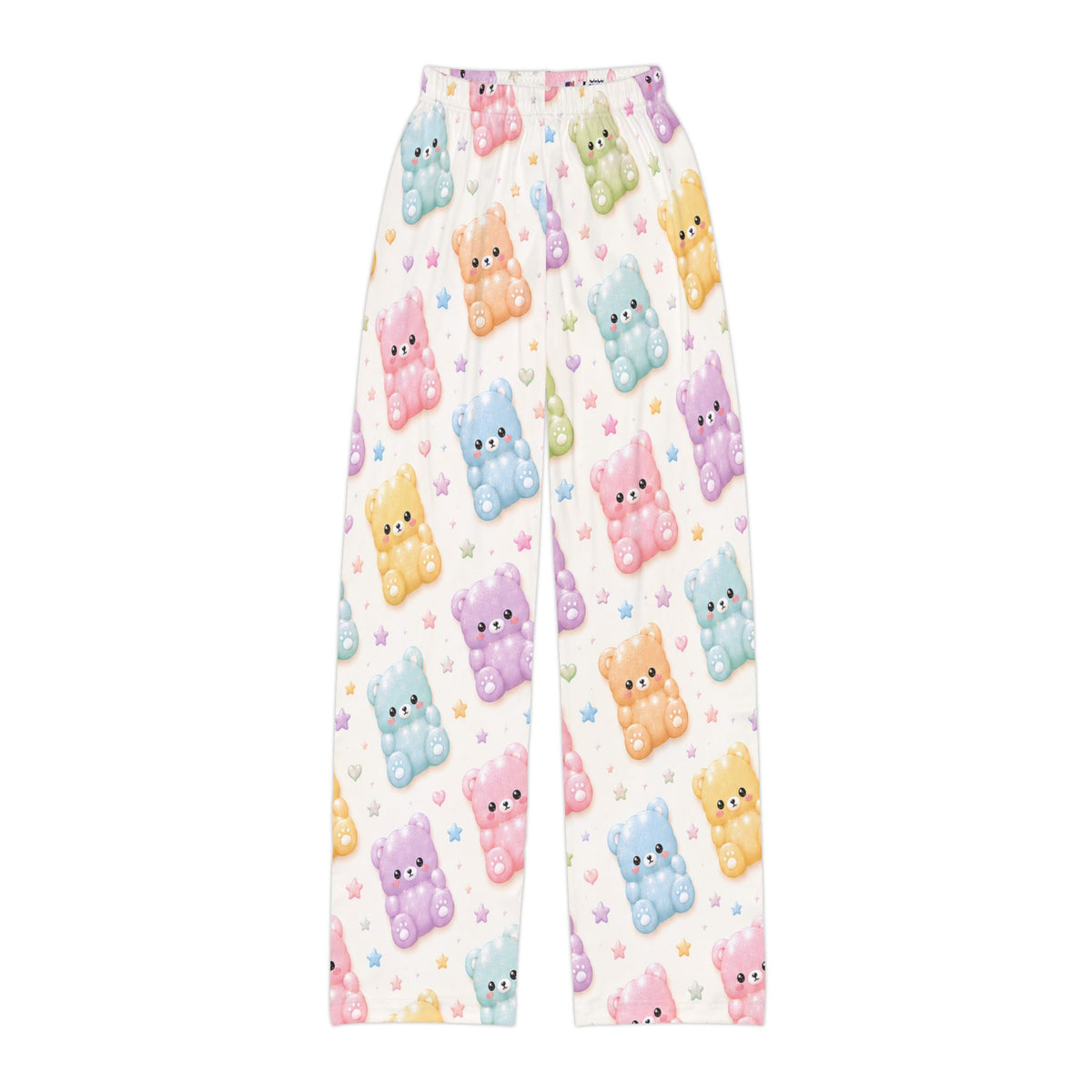 Kids Lounge Pants — Pastel Gummy Bear All-Over Print Pajama Pants for Toddlers & Kids