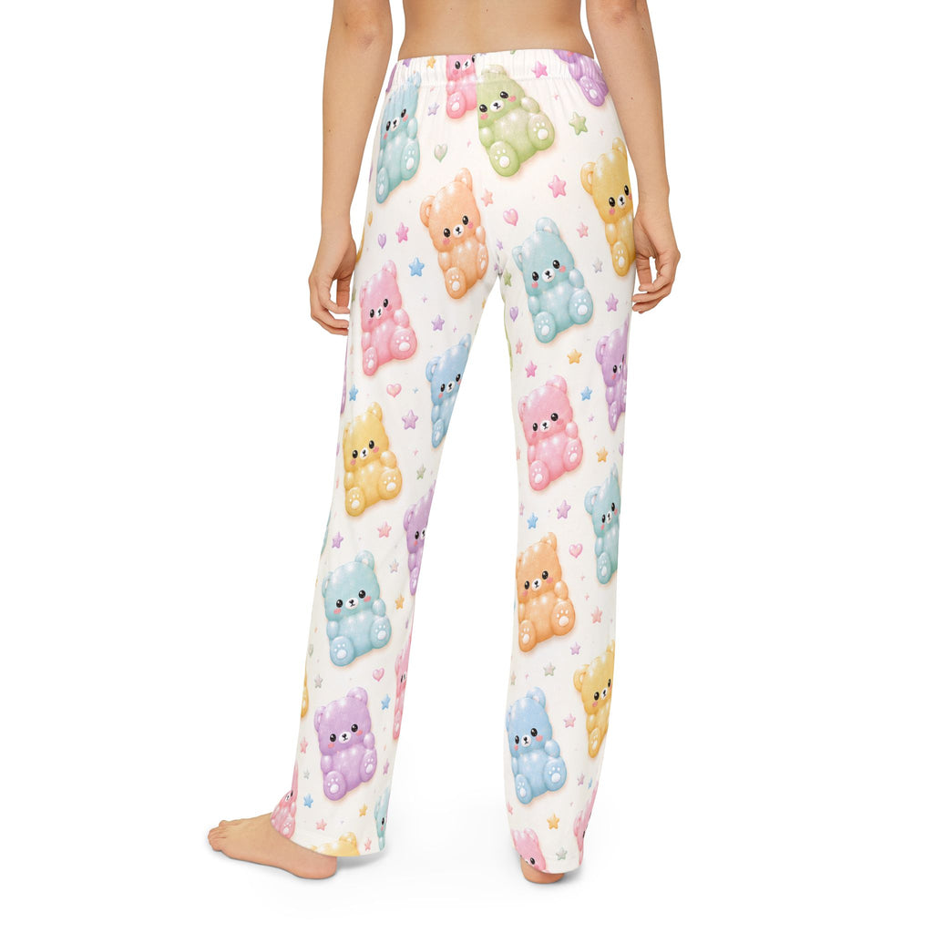 Kids Lounge Pants — Pastel Gummy Bear All-Over Print Pajama Pants for Toddlers & Kids