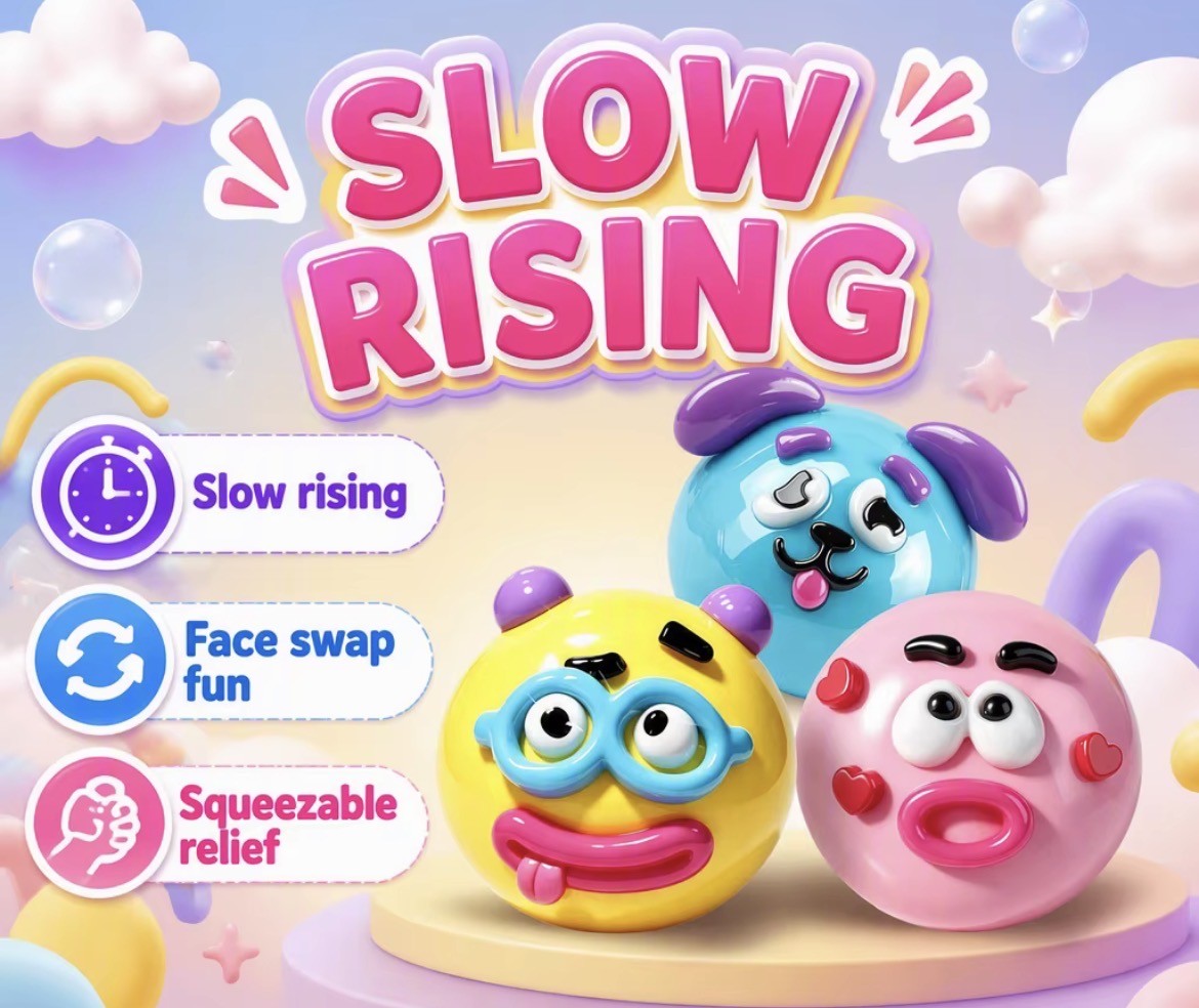 Squishy Faces Swap Stress Relief Toy