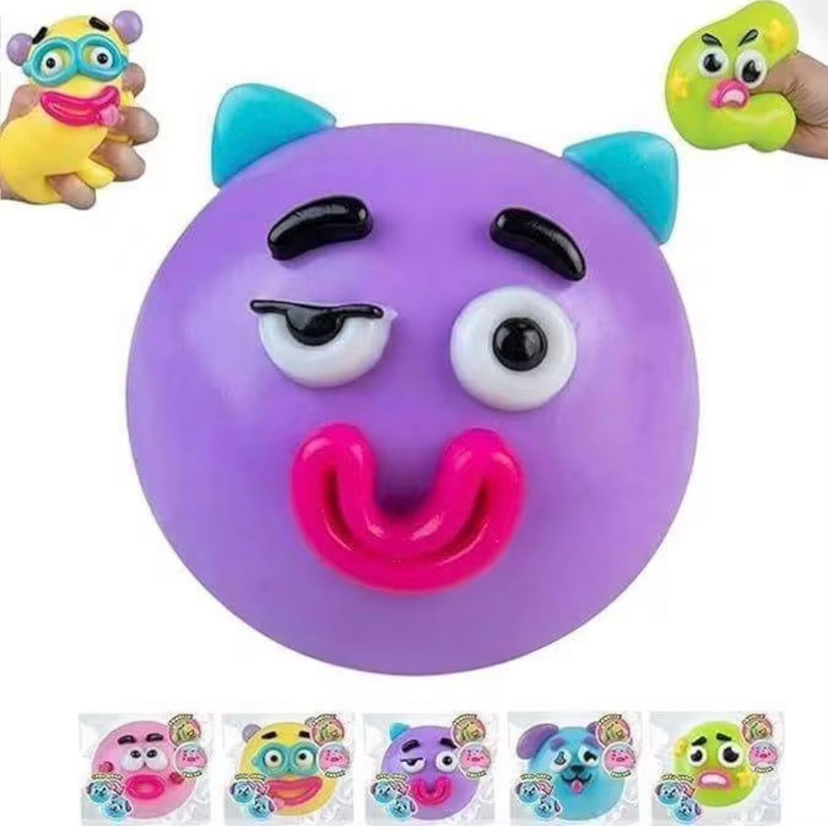 Squishy Faces Swap Stress Relief Toy