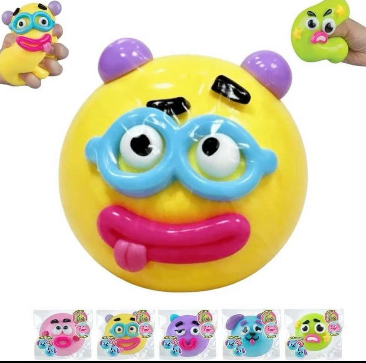 Squishy Faces Swap Stress Relief Toy