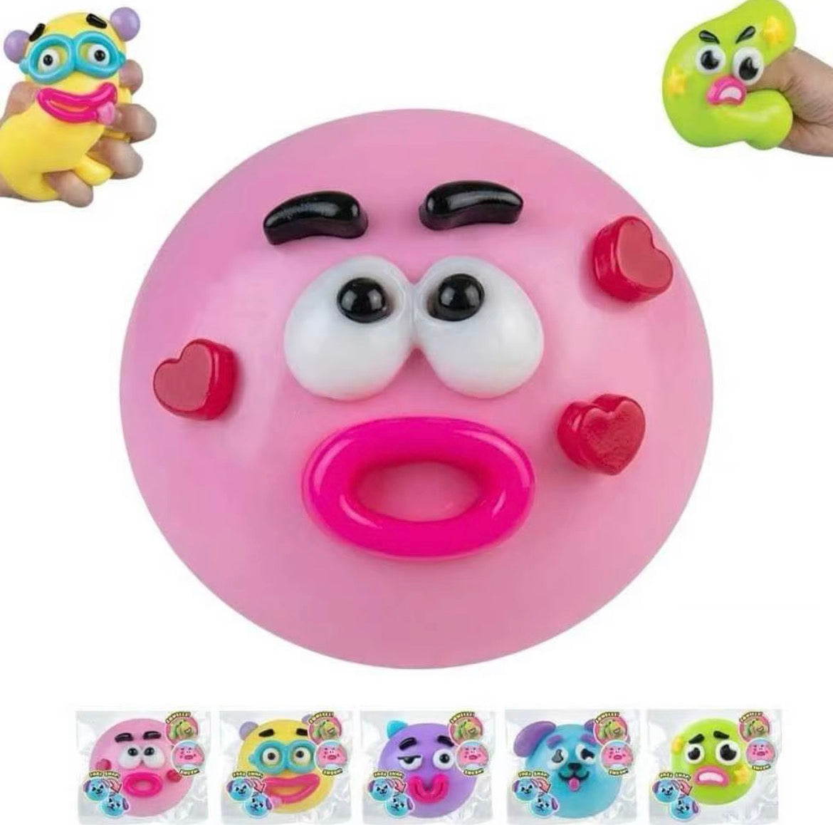 Squishy Faces Swap Stress Relief Toy