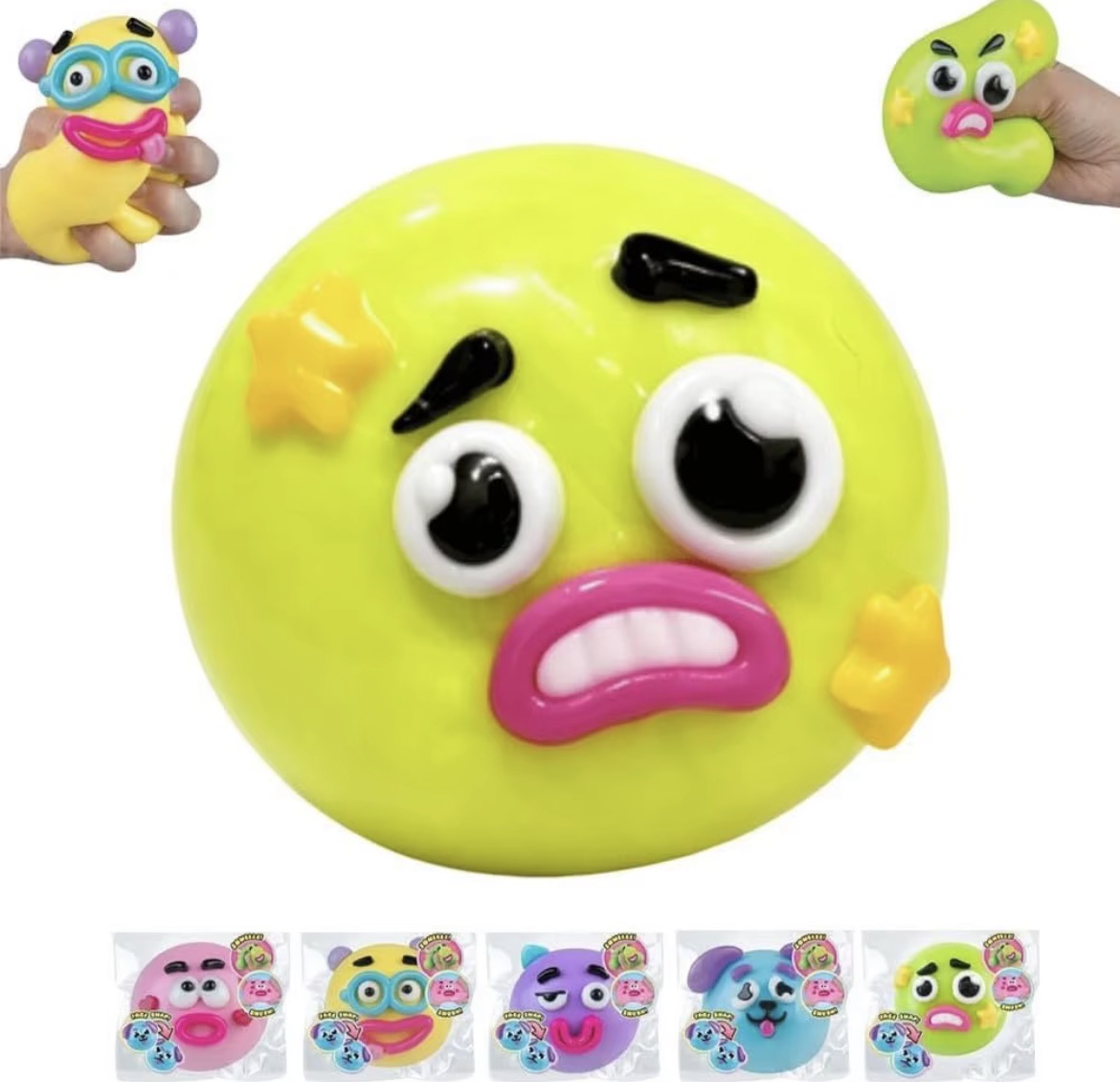 Squishy Faces Swap Stress Relief Toy