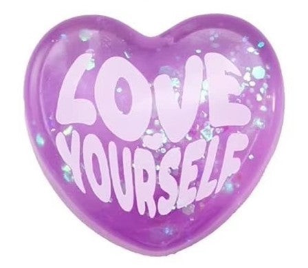 Heart Shaped Inspiration Stress Relief Squeeze Ball